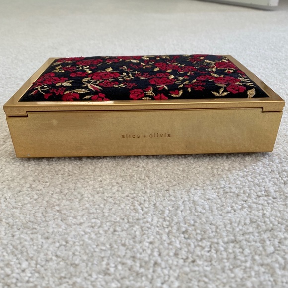 Alice + Olivia Darla Embroidered Box Clutch - Picture 10 of 10